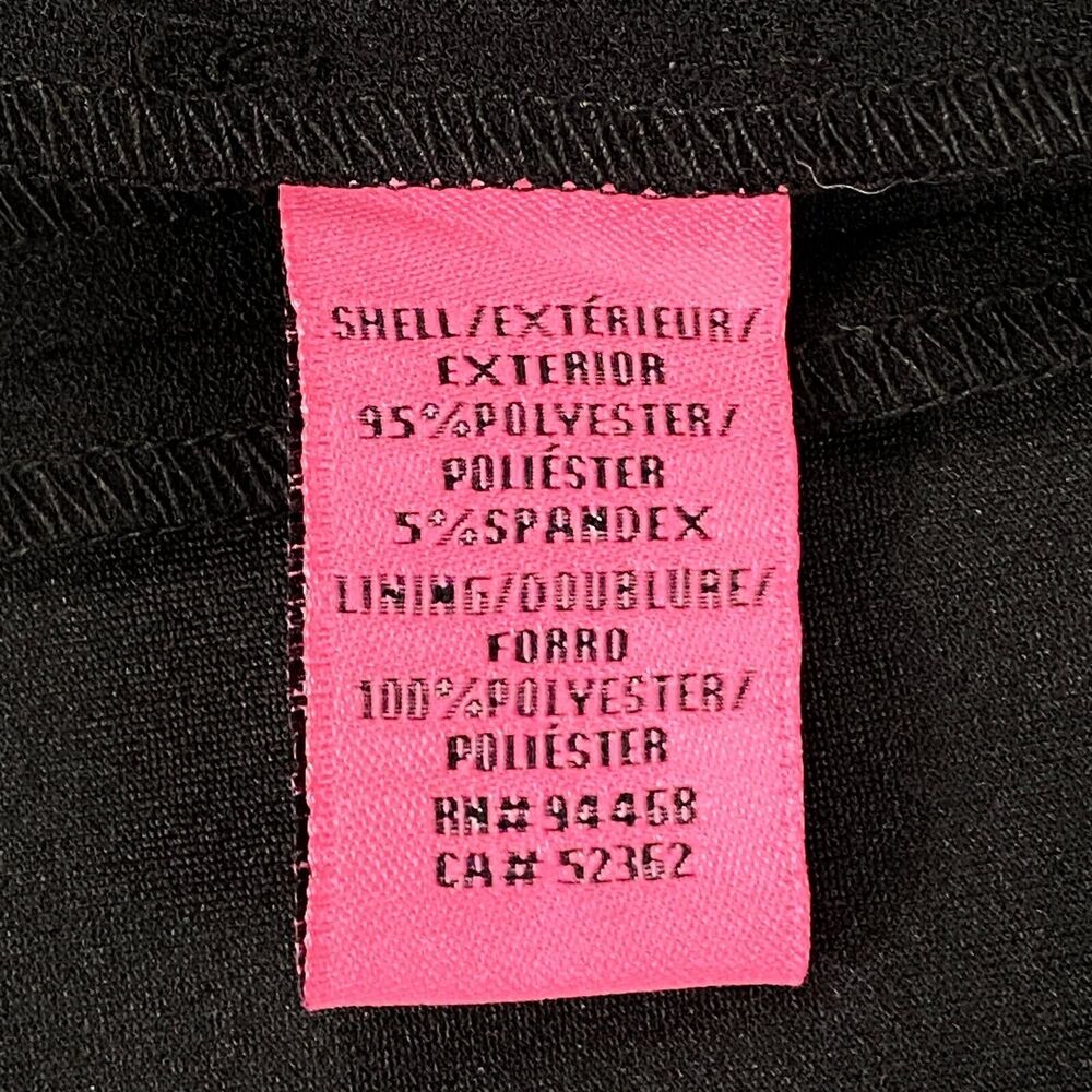 Betsey Johnson Scuba Crepe Midi Dress Women Size14 Black - Picture 9 of 16